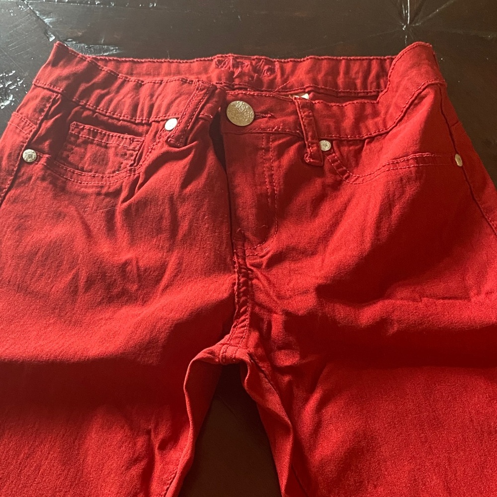 Red Denim Jeans